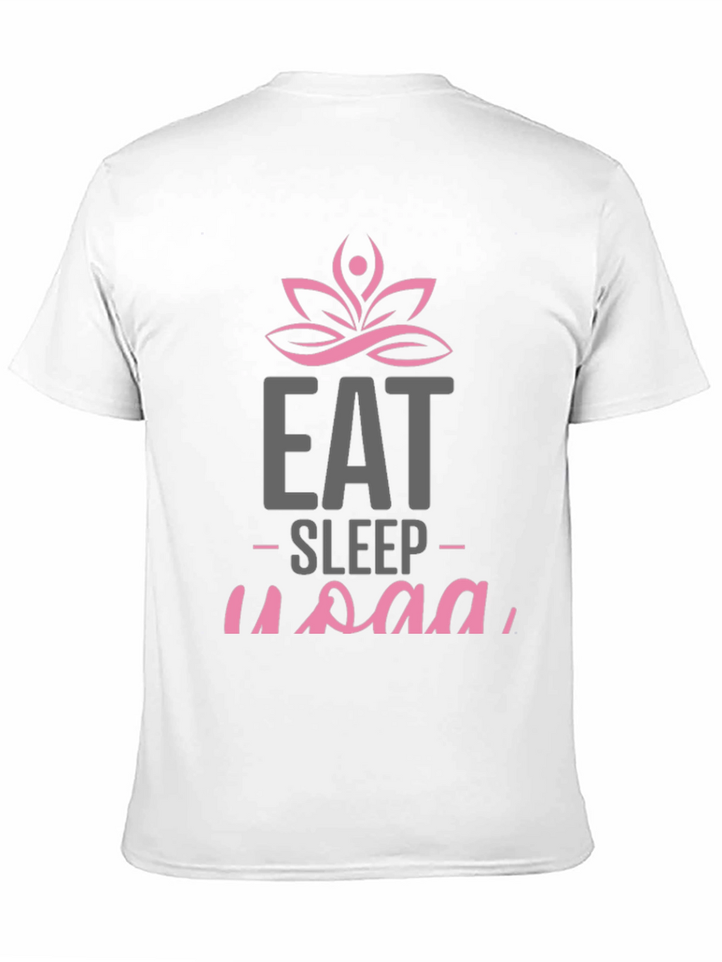 Eat Sleep Yoga Black Graphic Tee