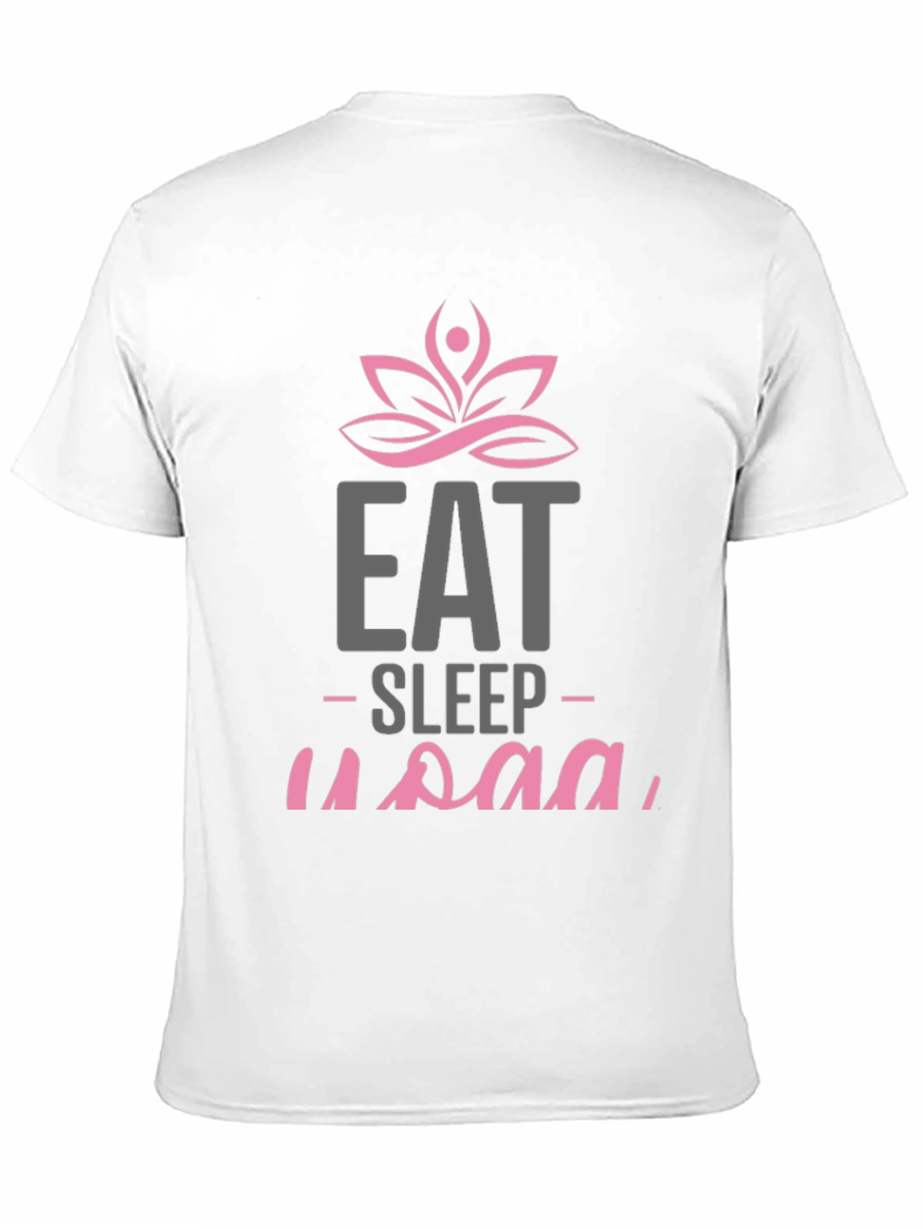 Eat Sleep Yoga Black Graphic Tee