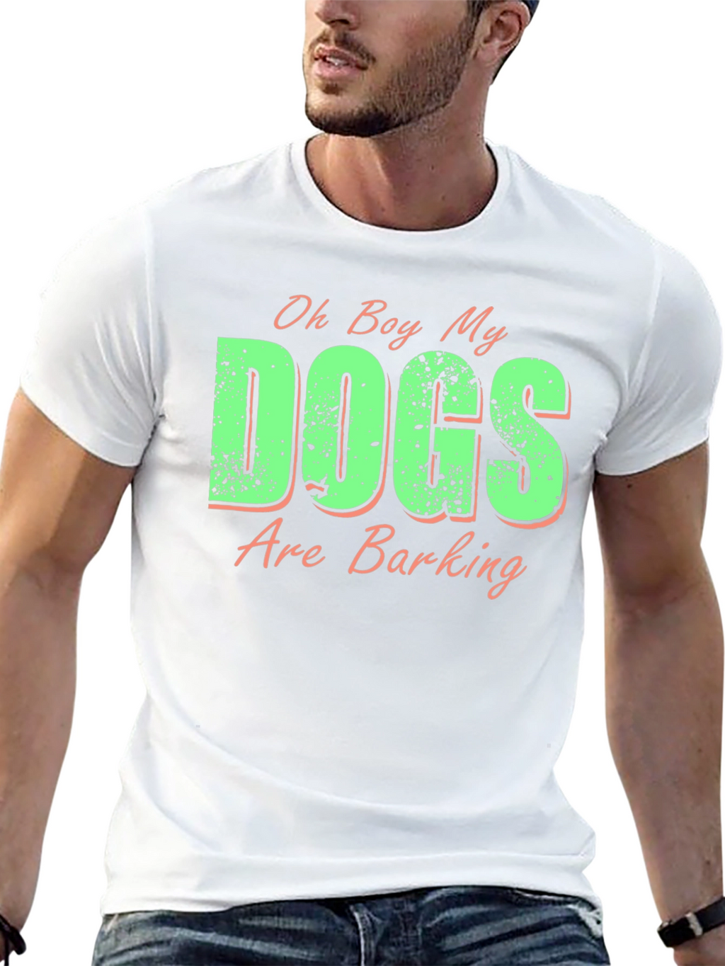 Funny Dogs Are Barking Graphic Tee