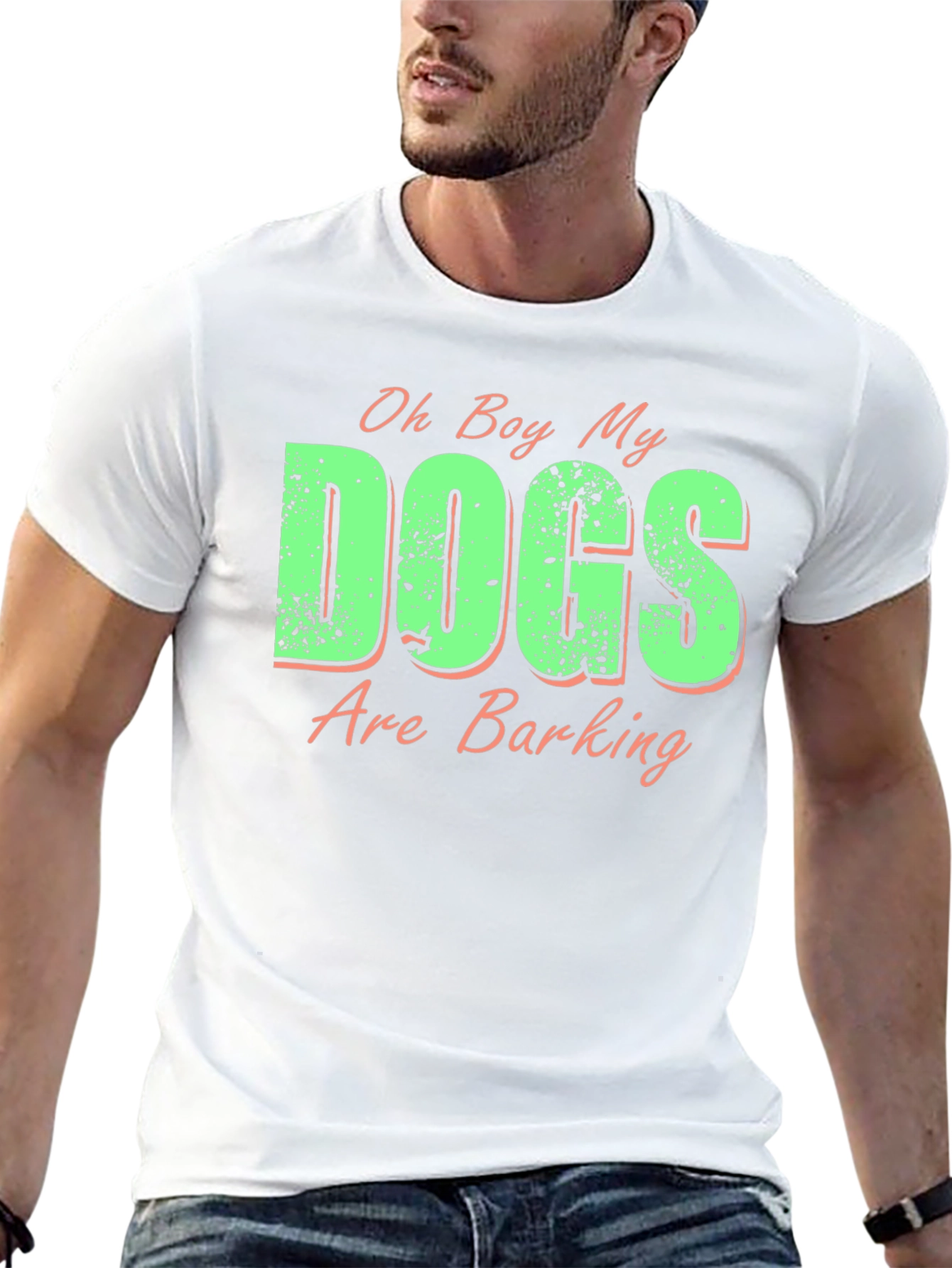 Funny Dogs Are Barking Graphic Tee