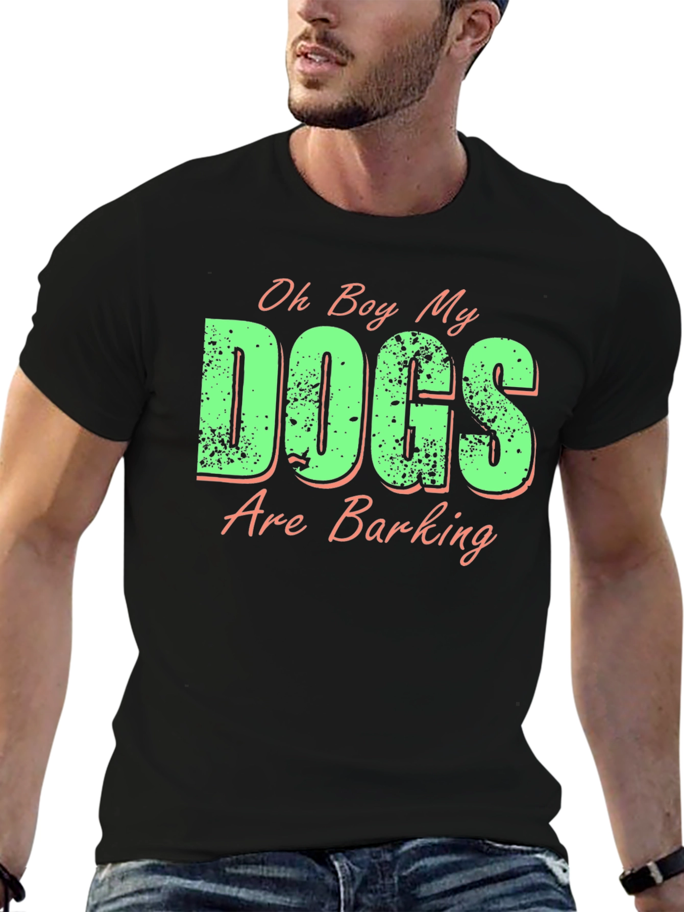 Funny Dogs Are Barking Graphic Tee