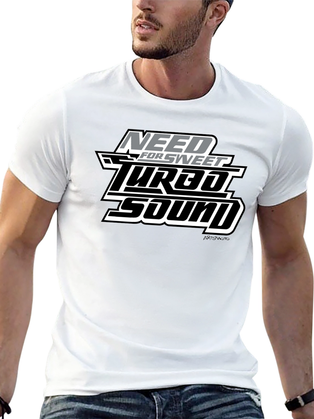 Need for Sweet Turbo Sound Black T-Shirt