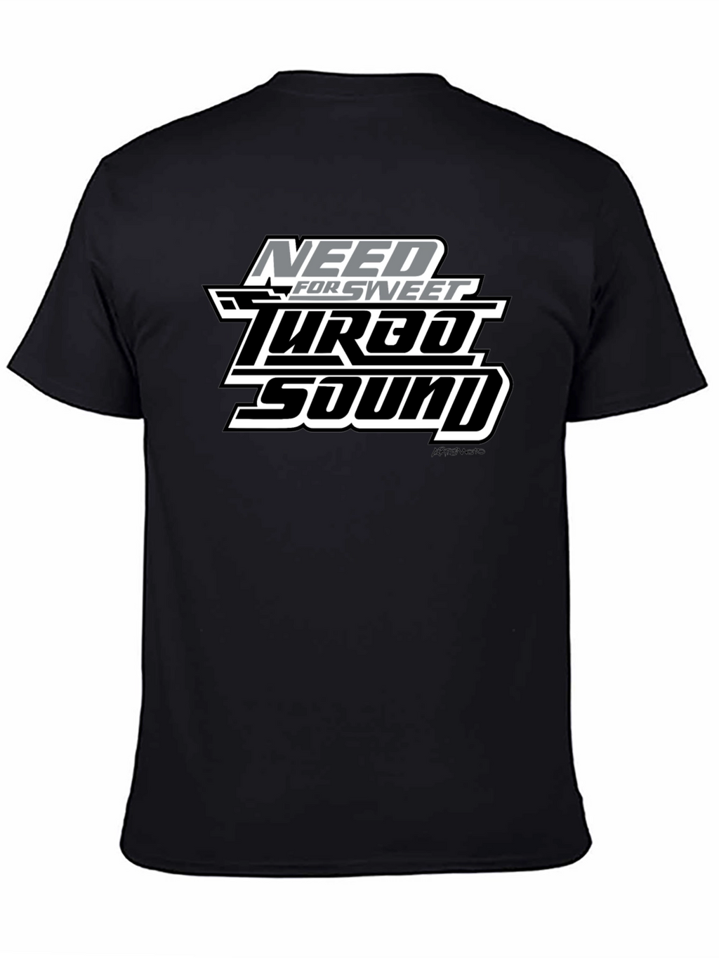 Need for Sweet Turbo Sound Black T-Shirt