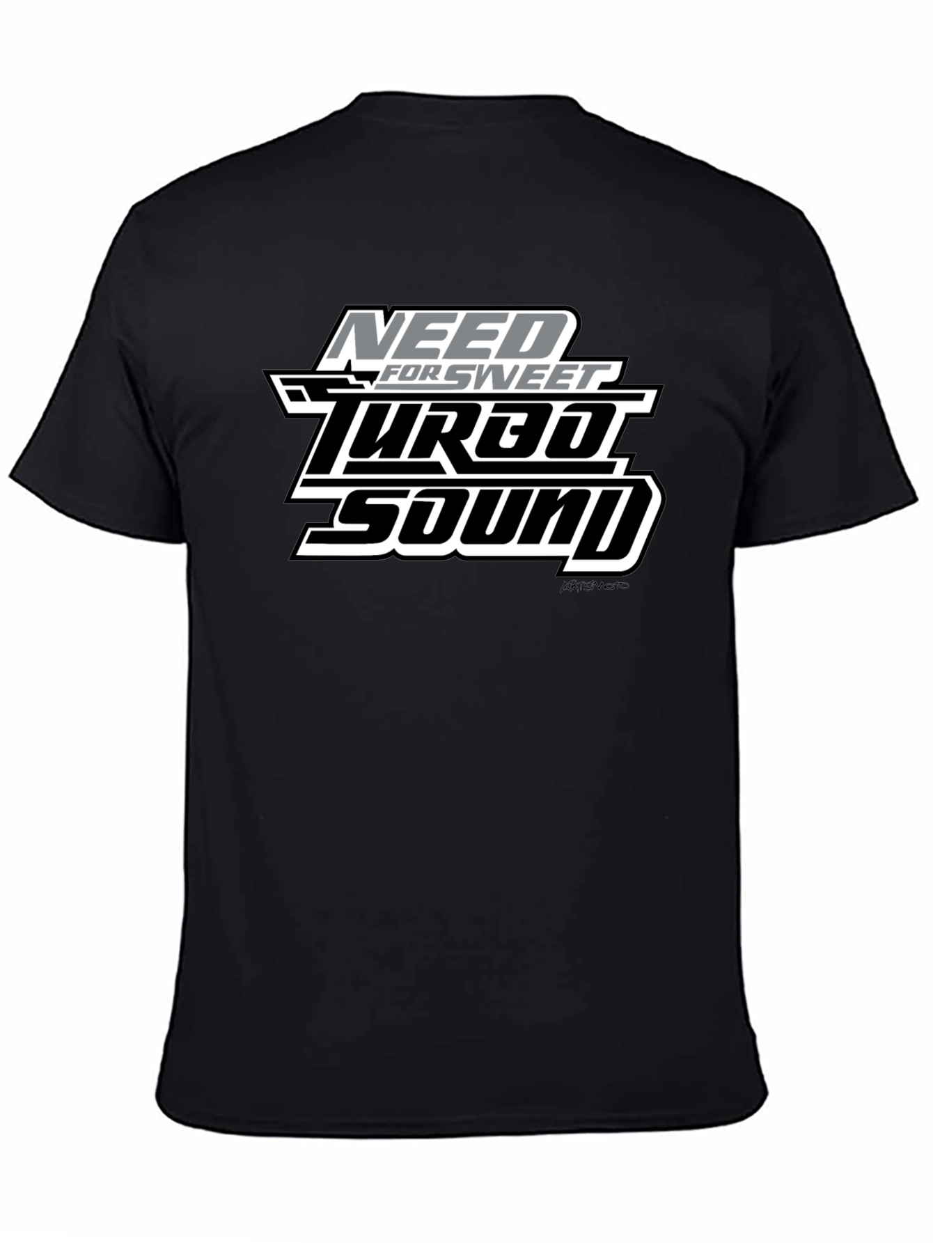 Need for Sweet Turbo Sound Black T-Shirt