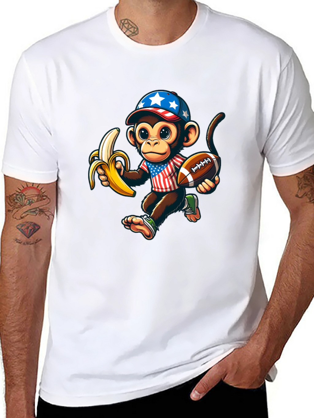 Monkey Football T-Shirt