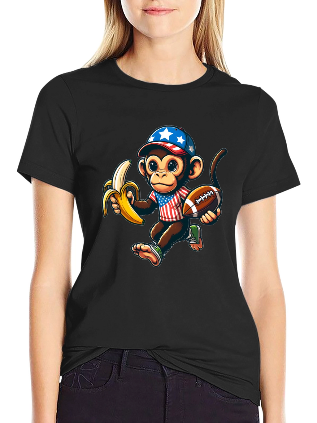Monkey Football T-Shirt