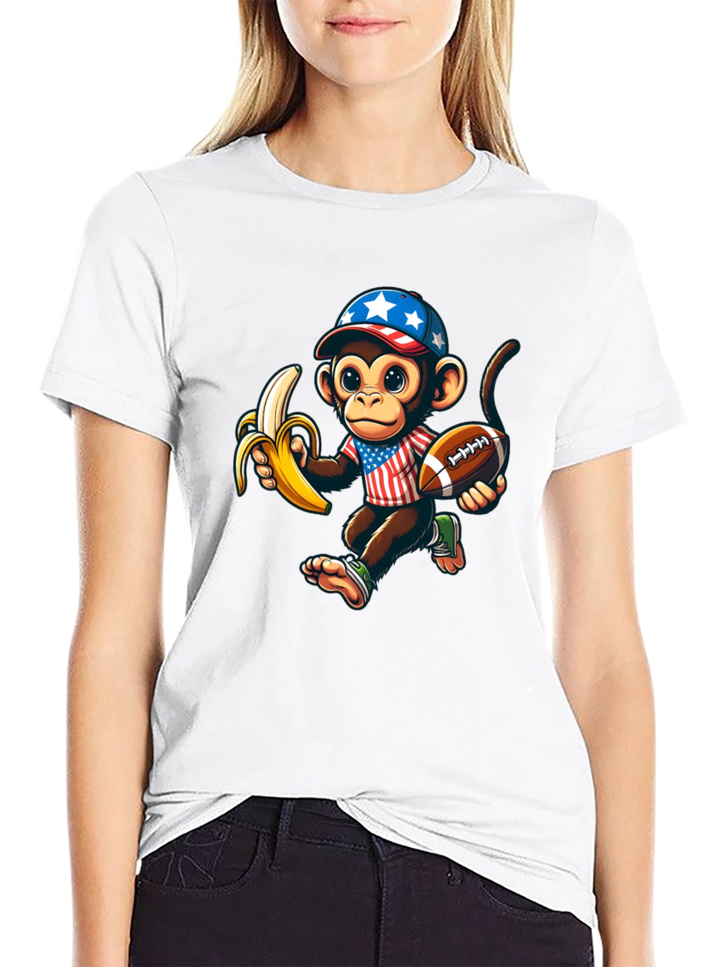 Monkey Football T-Shirt