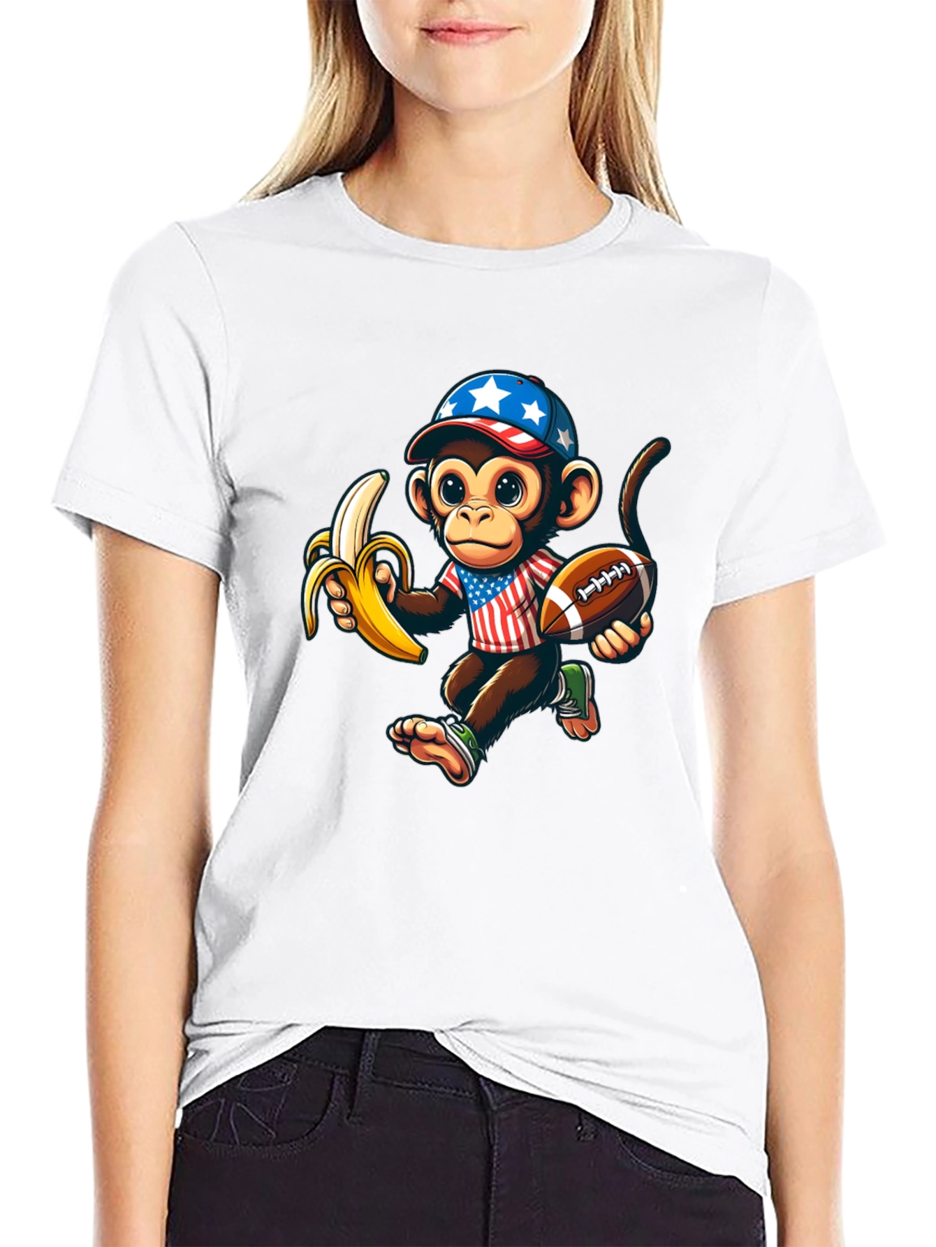 Monkey Football T-Shirt
