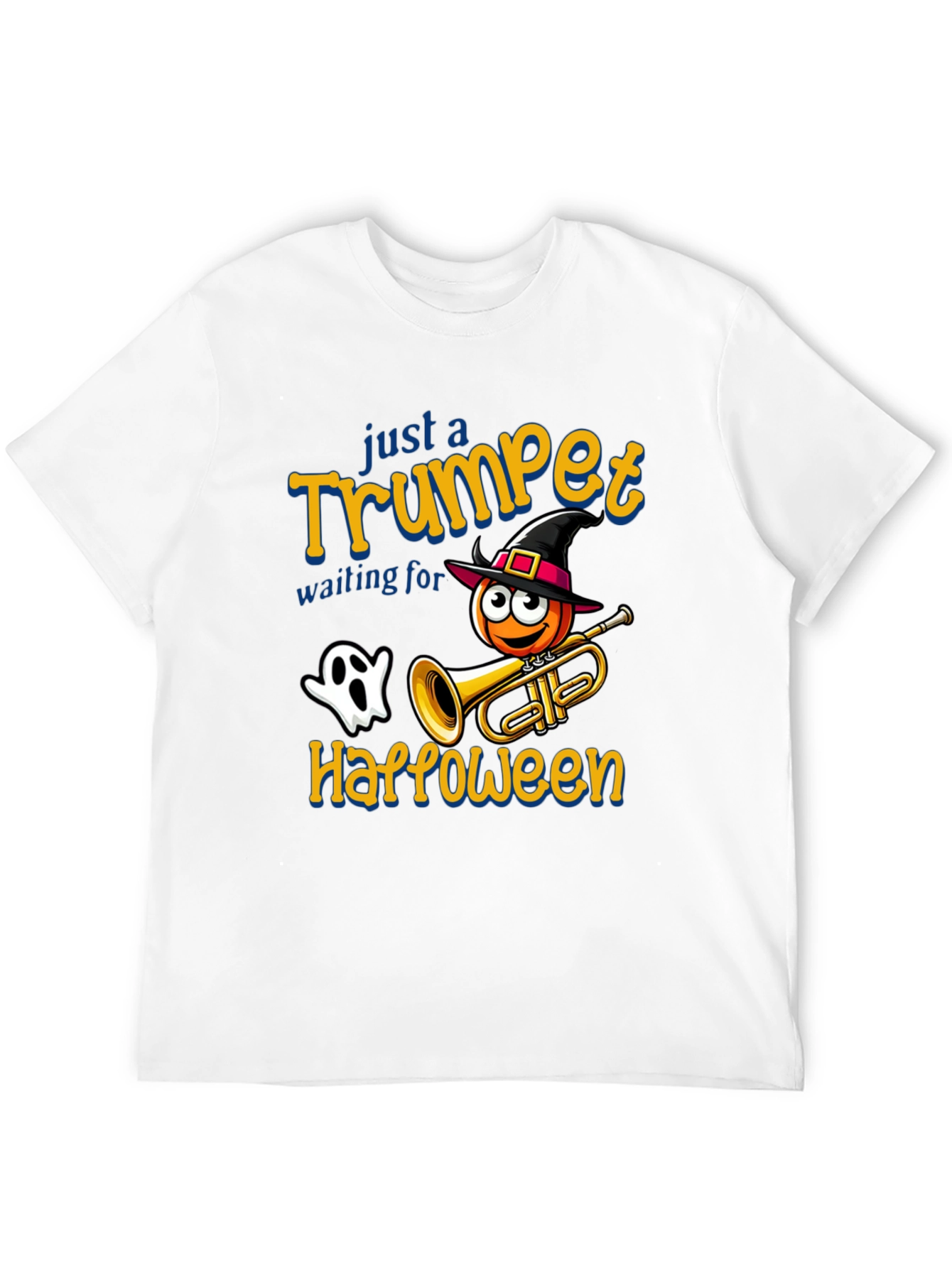 Halloween Trumpet T-Shirt - Spooky Musician Tee