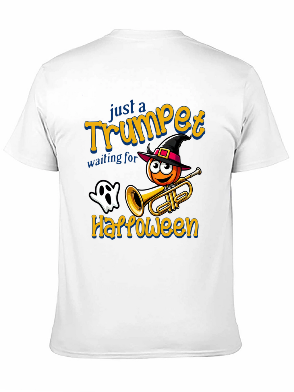 Halloween Trumpet T-Shirt - Spooky Musician Tee