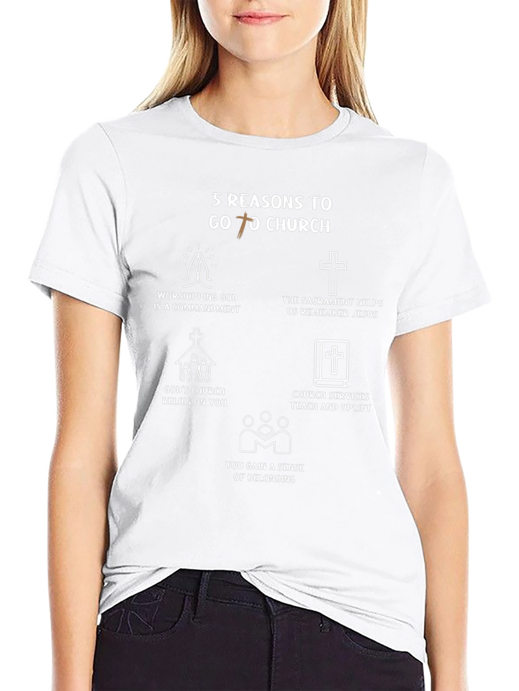 5 Reasons to Go to Church T-Shirt