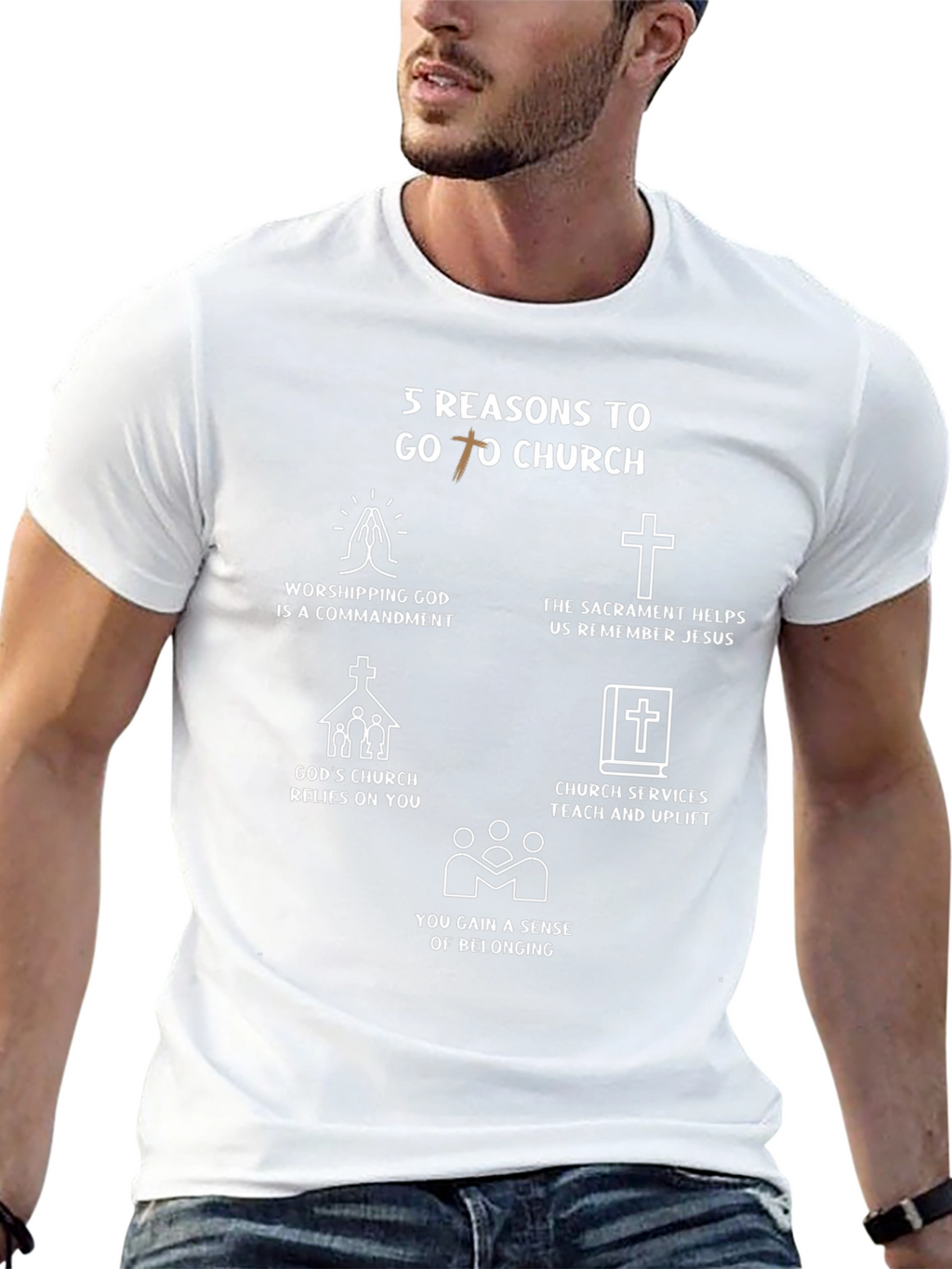 5 Reasons to Go to Church T-Shirt
