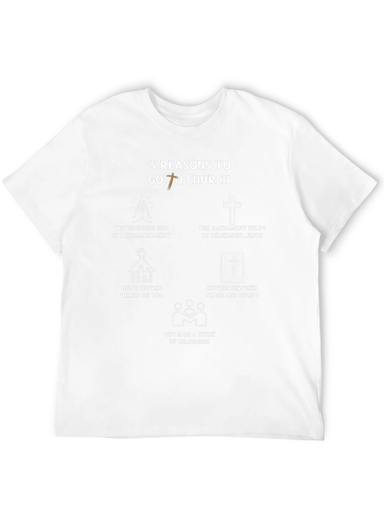5 Reasons to Go to Church T-Shirt