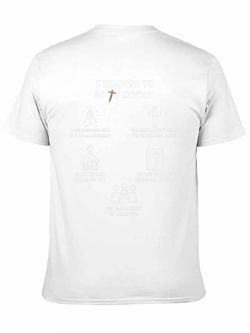 5 Reasons to Go to Church T-Shirt