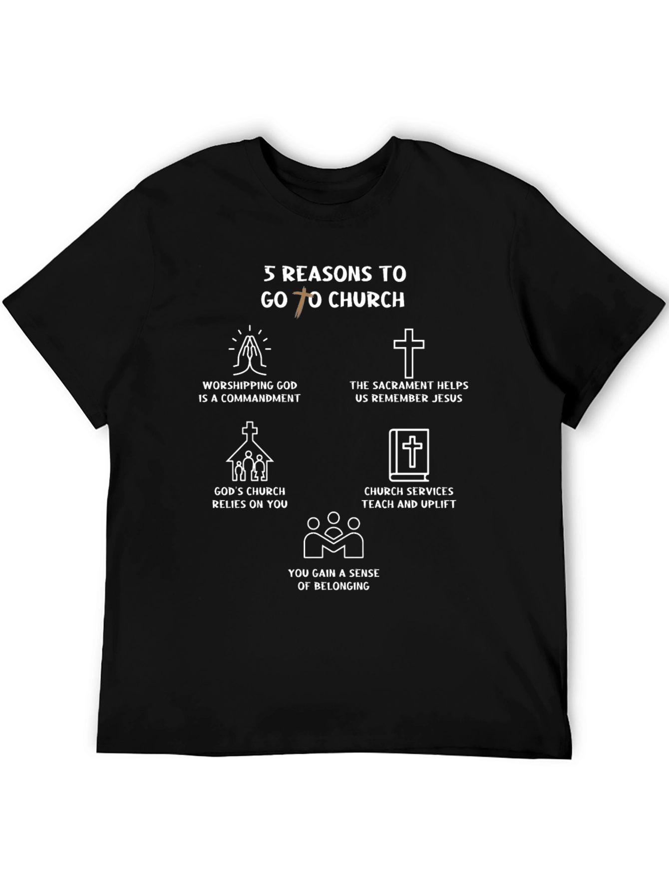5 Reasons to Go to Church T-Shirt