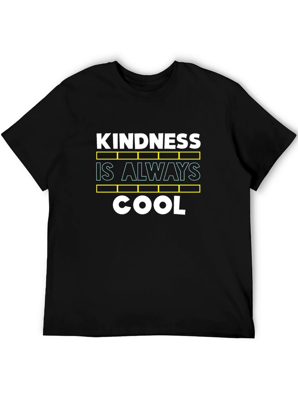 Kindness is Always Cool Graphic Tee - Black