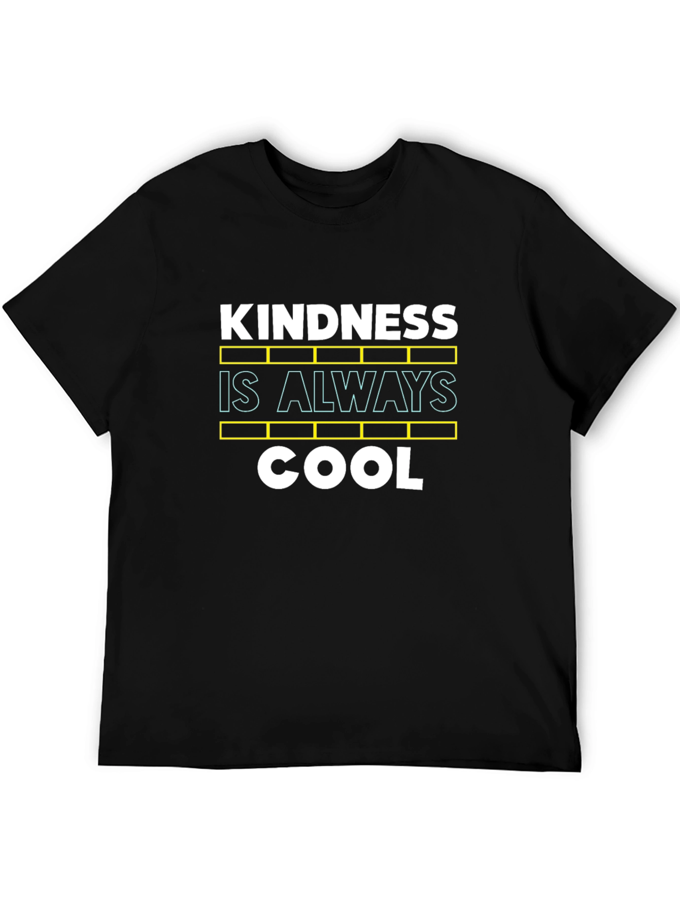 Kindness is Always Cool Graphic Tee - Black