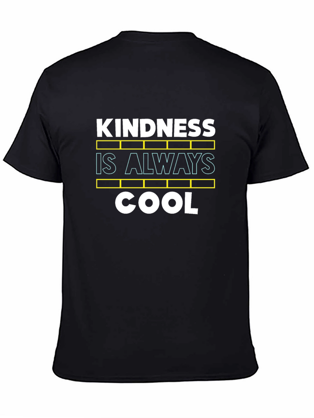Kindness is Always Cool Graphic Tee - Black