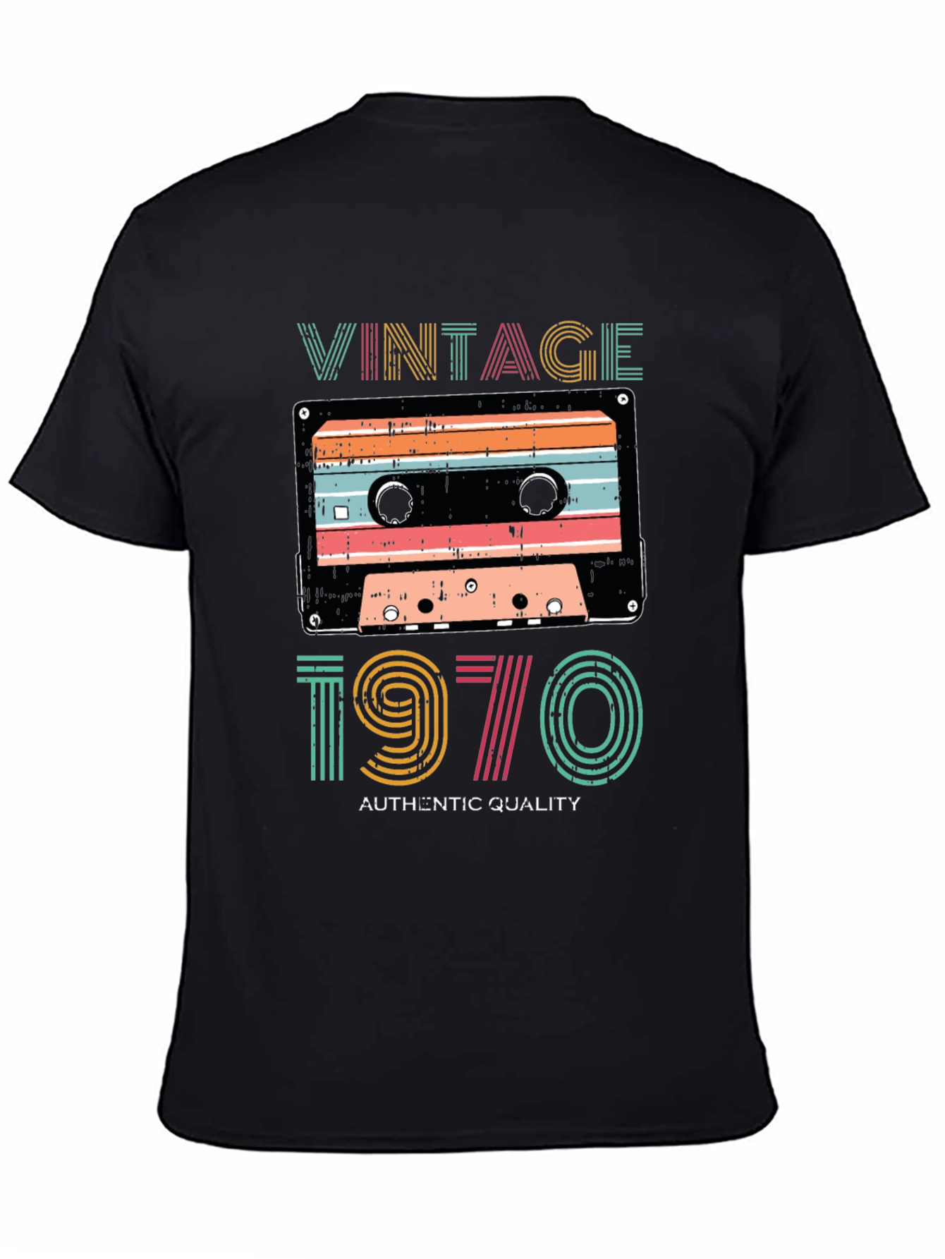 Vintage 1970 Cassette Tape T-Shirt