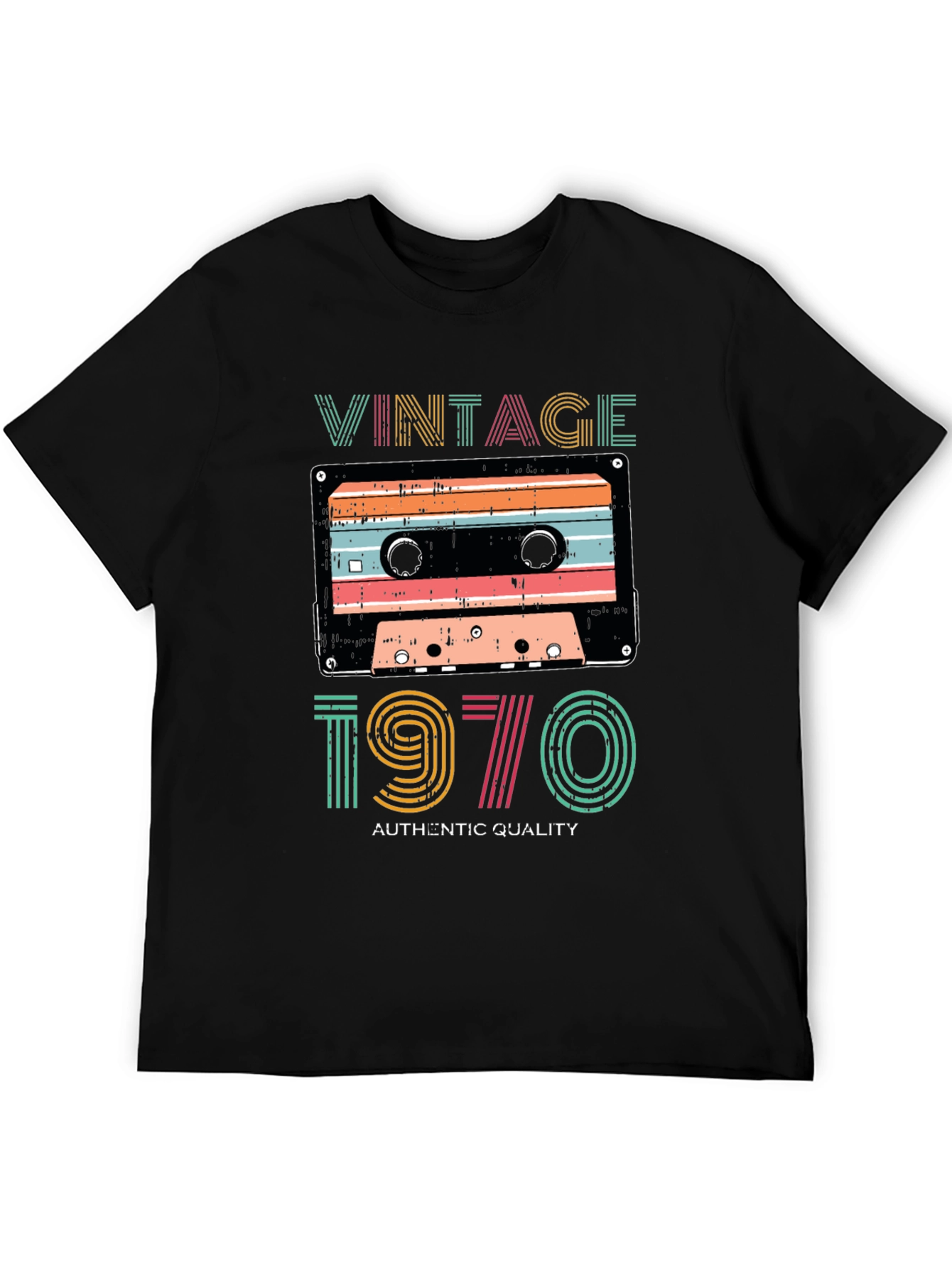 Vintage 1970 Cassette Tape T-Shirt