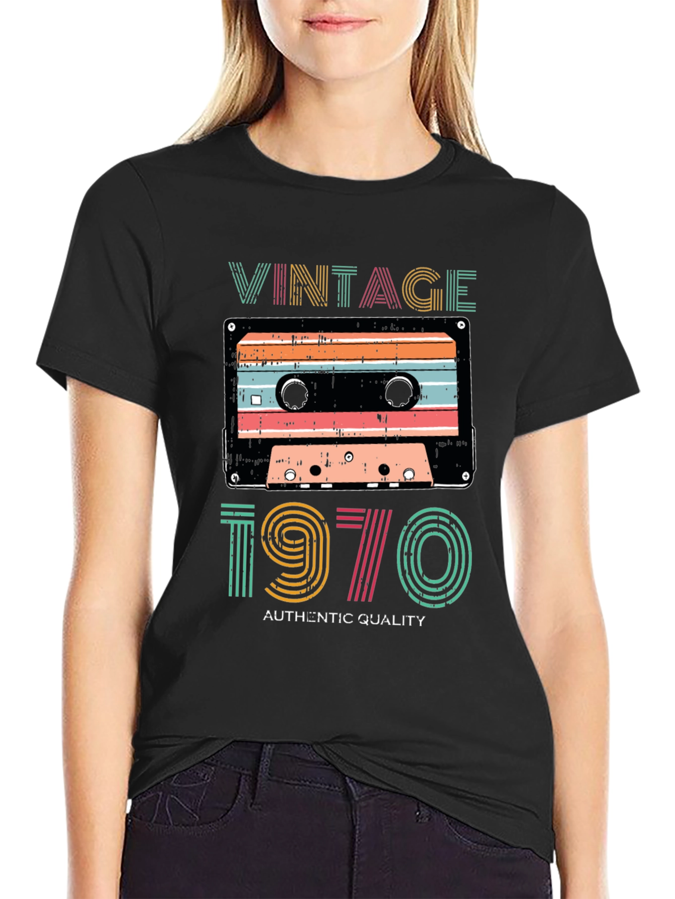 Vintage 1970 Cassette Tape T-Shirt