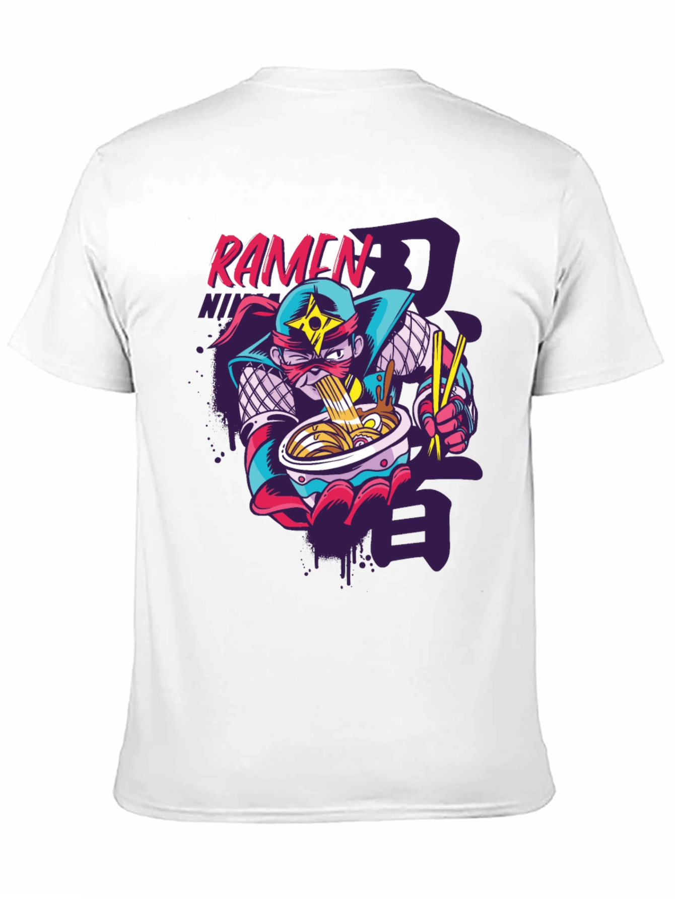 Ramen Ninja Graphic Tee - Fun Anime Inspired Shirt