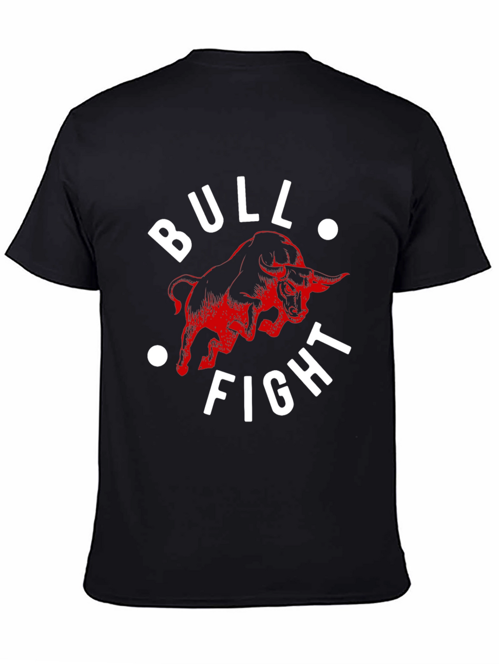 Bull Fight Graphic Tee - Mens Black T-Shirt