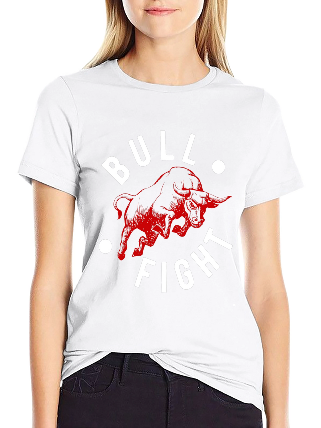 Bull Fight Graphic Tee - Mens Black T-Shirt