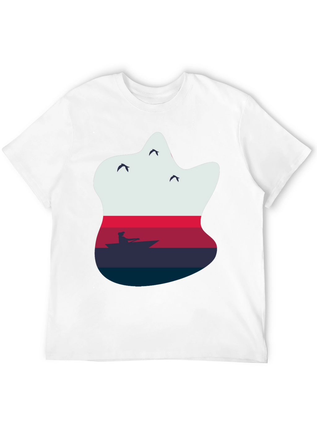 Sunset Kayak Graphic Tee - Relaxed Fit