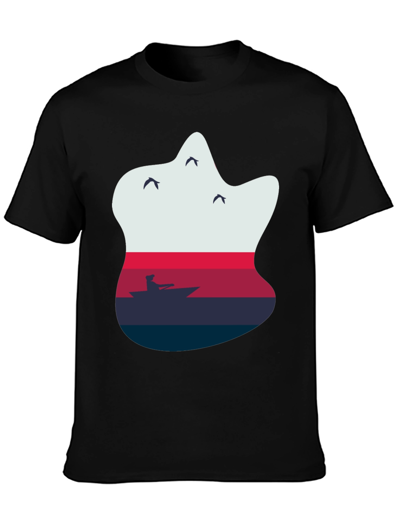 Sunset Kayak Graphic Tee - Relaxed Fit