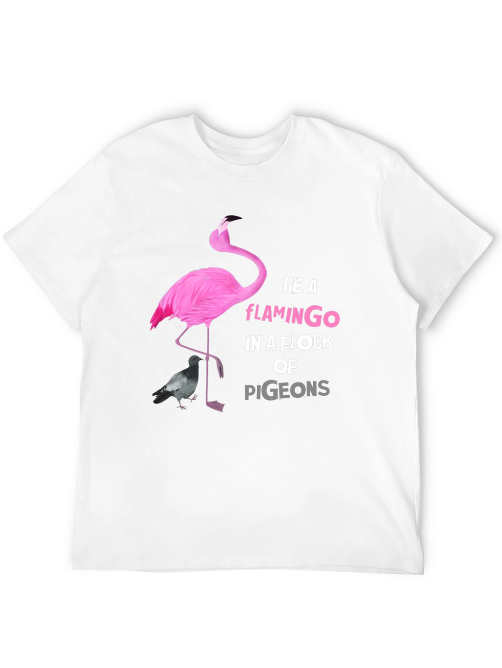 Be A Flamingo Graphic T-Shirt
