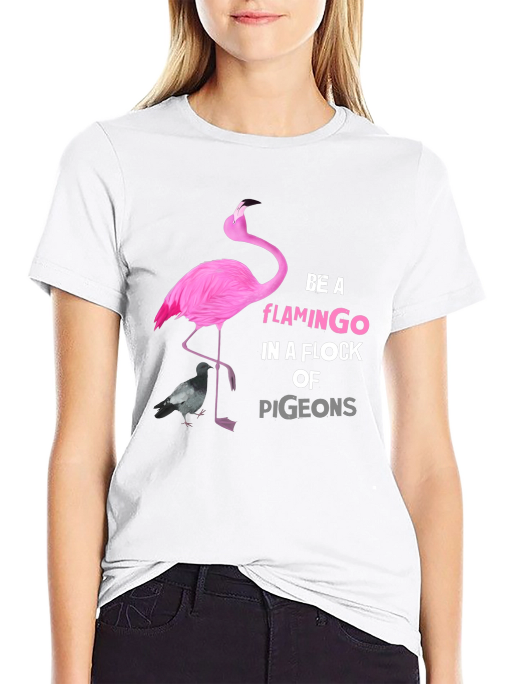 Be A Flamingo Graphic T-Shirt