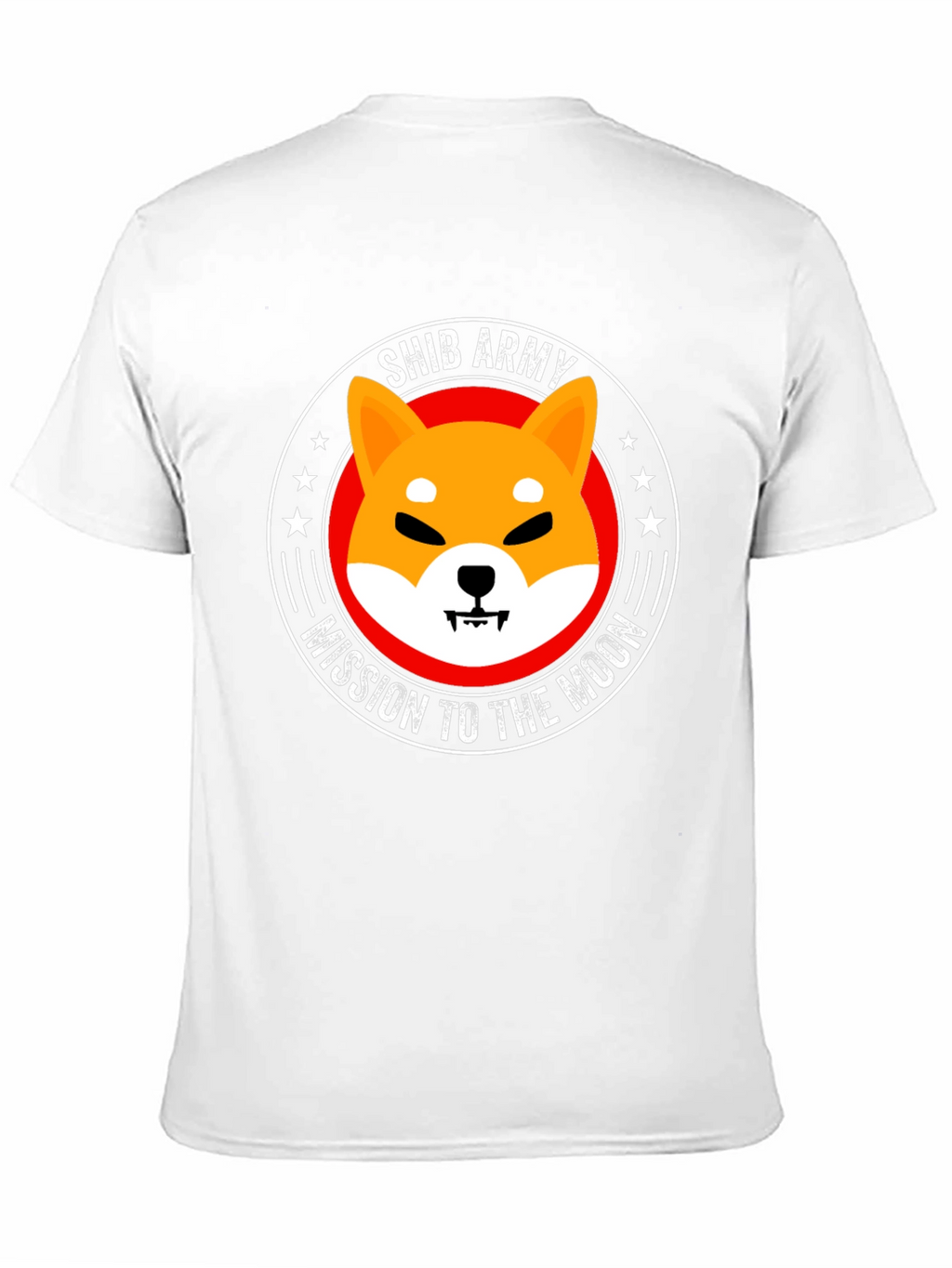 Shib Army Mission to the Moon Black T-Shirt