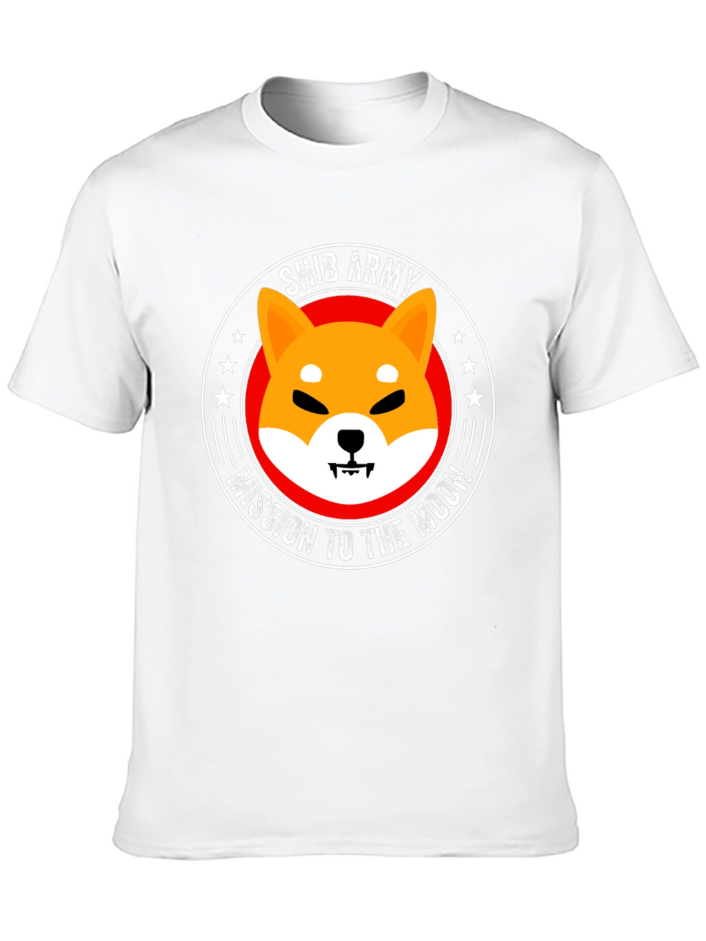 Shib Army Mission to the Moon Black T-Shirt