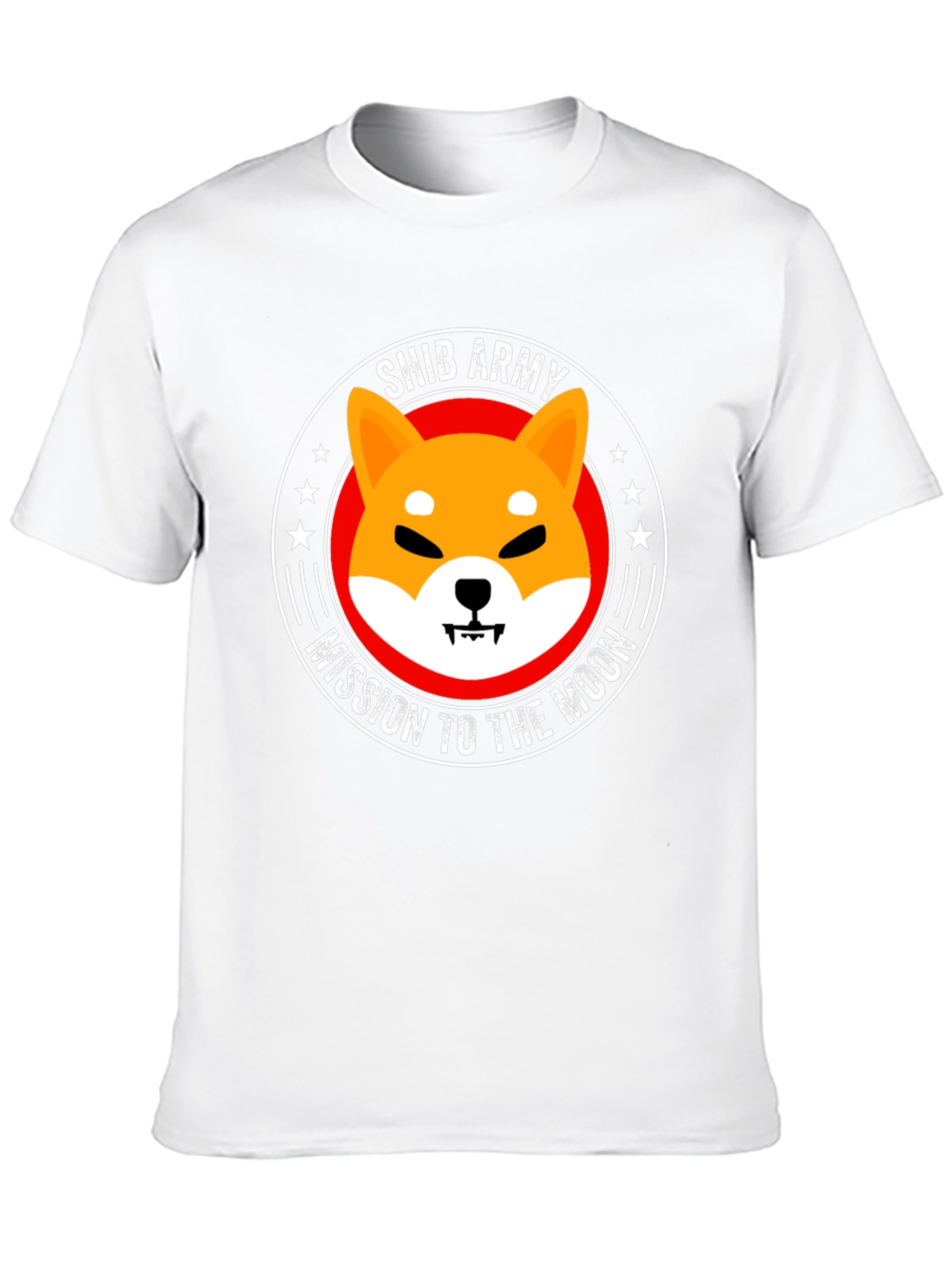 Shib Army Mission to the Moon Black T-Shirt