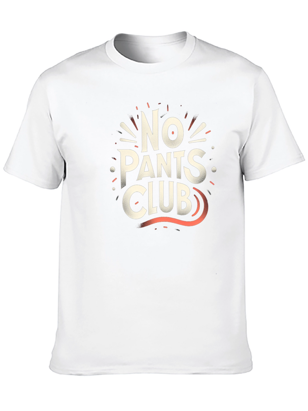 No Pants Club Graphic Tee - Casual Comfort