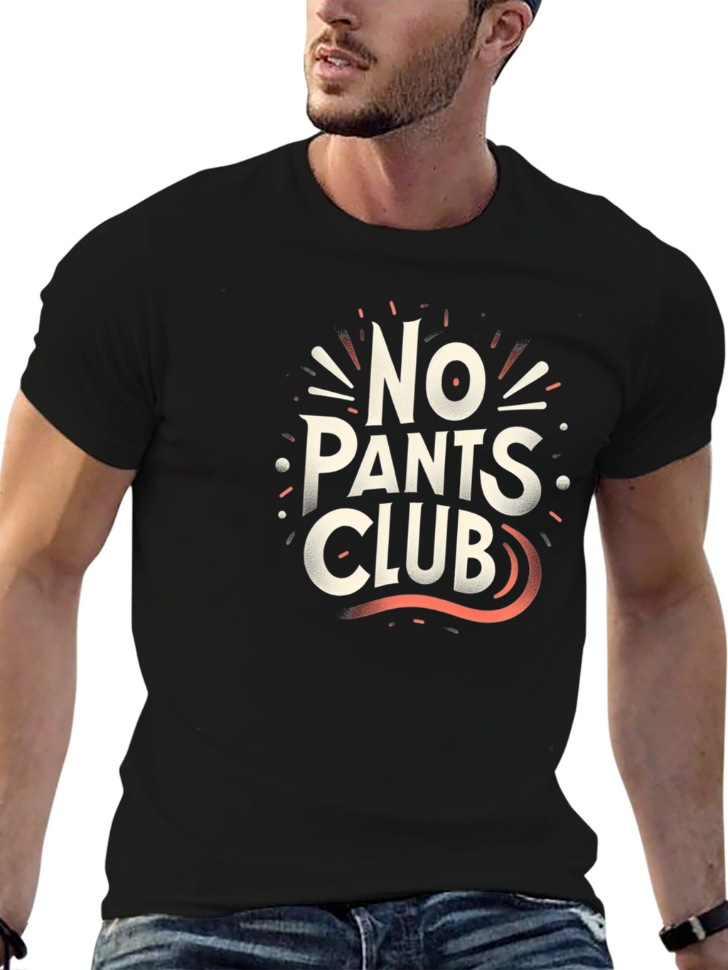 No Pants Club Graphic Tee - Casual Comfort