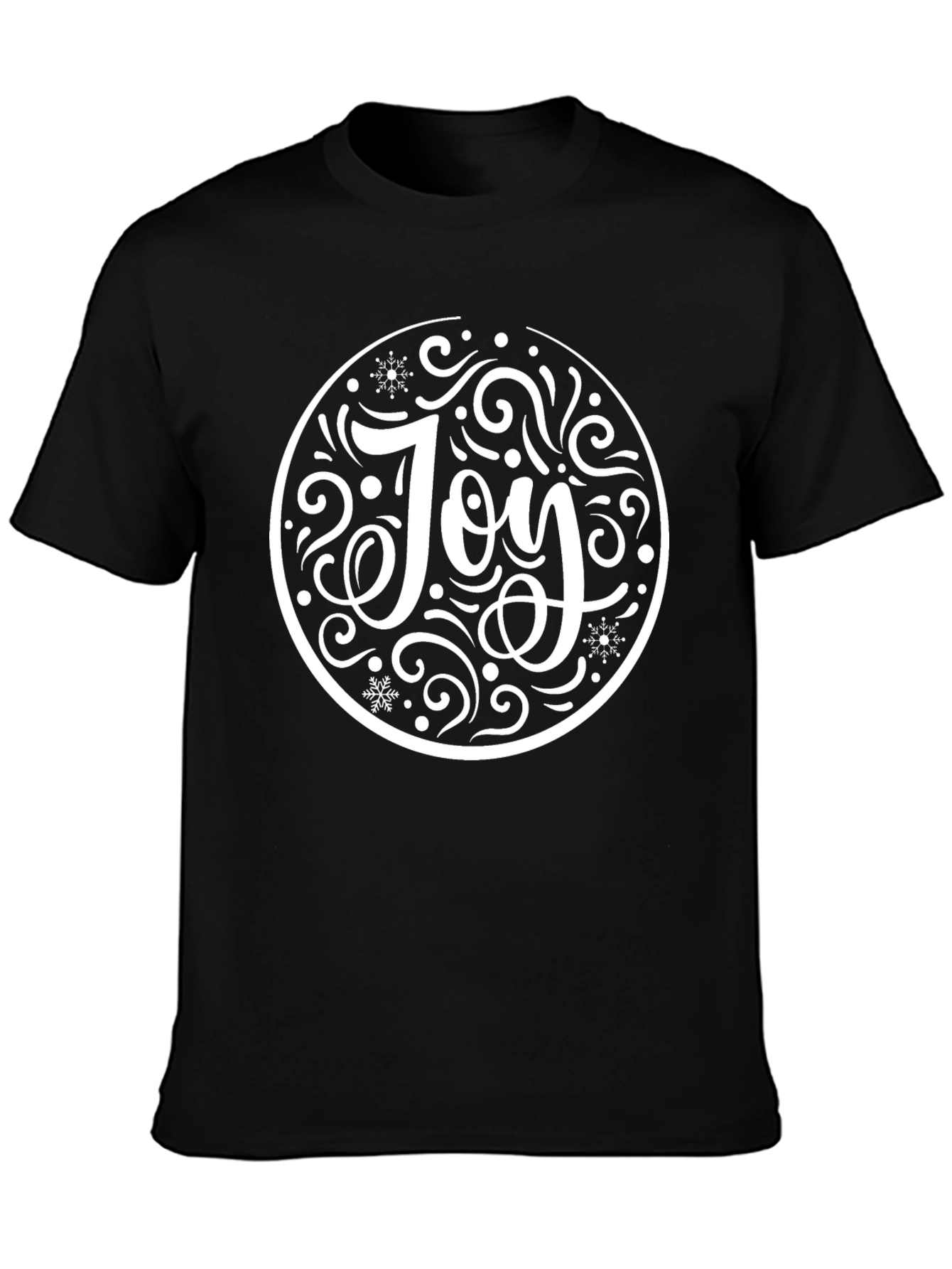 Joy Graphic Black T-Shirt