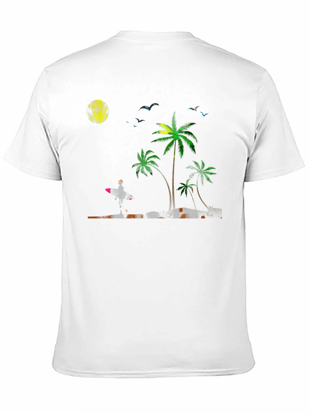 Tropical Beach Scene T-Shirt