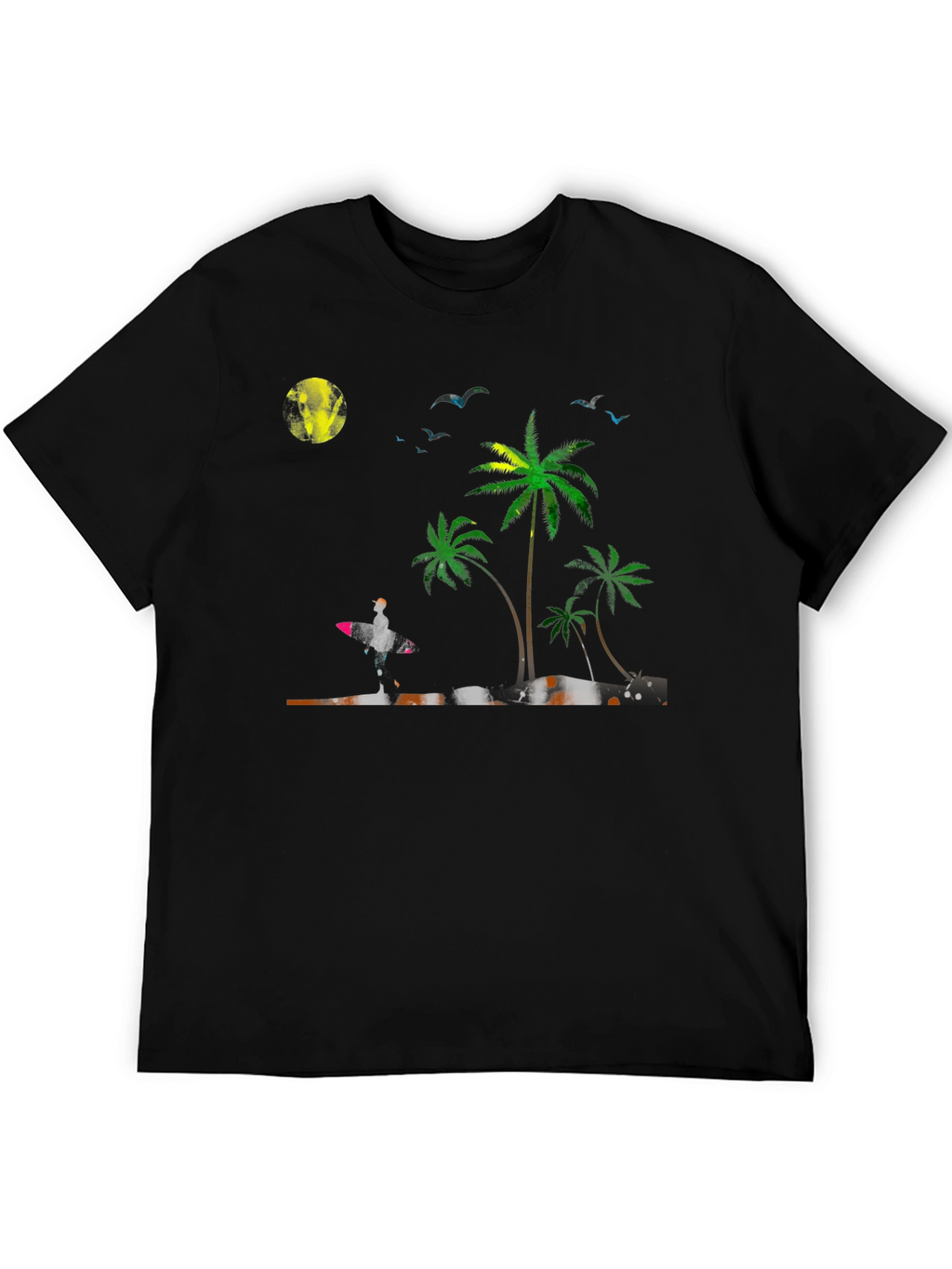Tropical Beach Scene T-Shirt