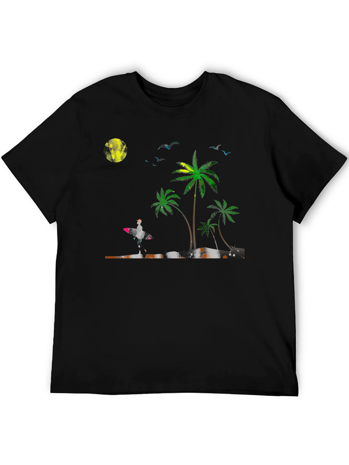 Tropical Beach Scene T-Shirt