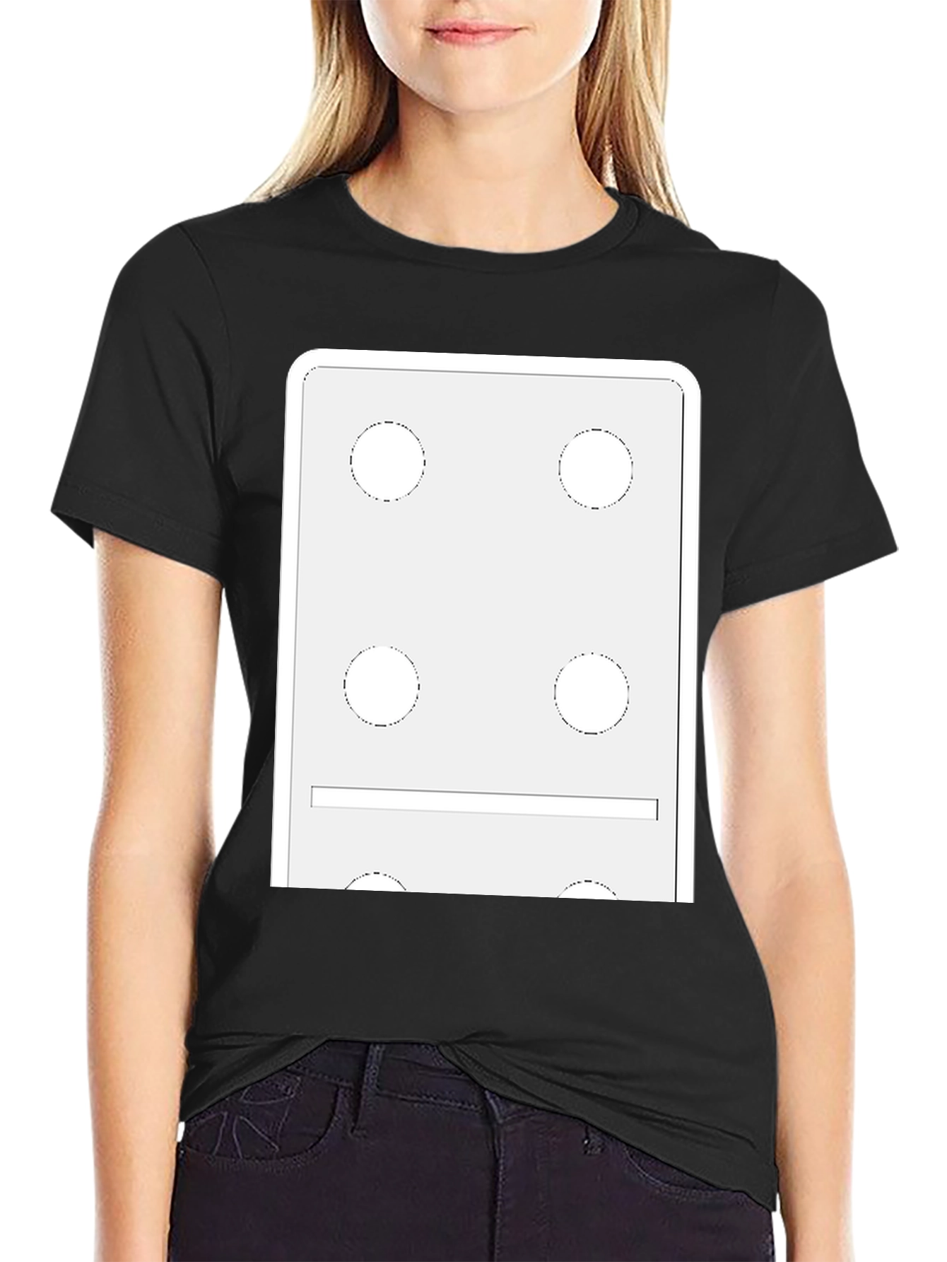 Domino Style Graphic T-Shirt