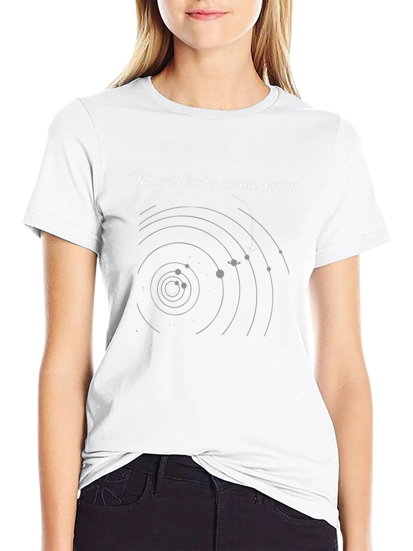 Funny Where Farts Come From Graphic T-Shirt