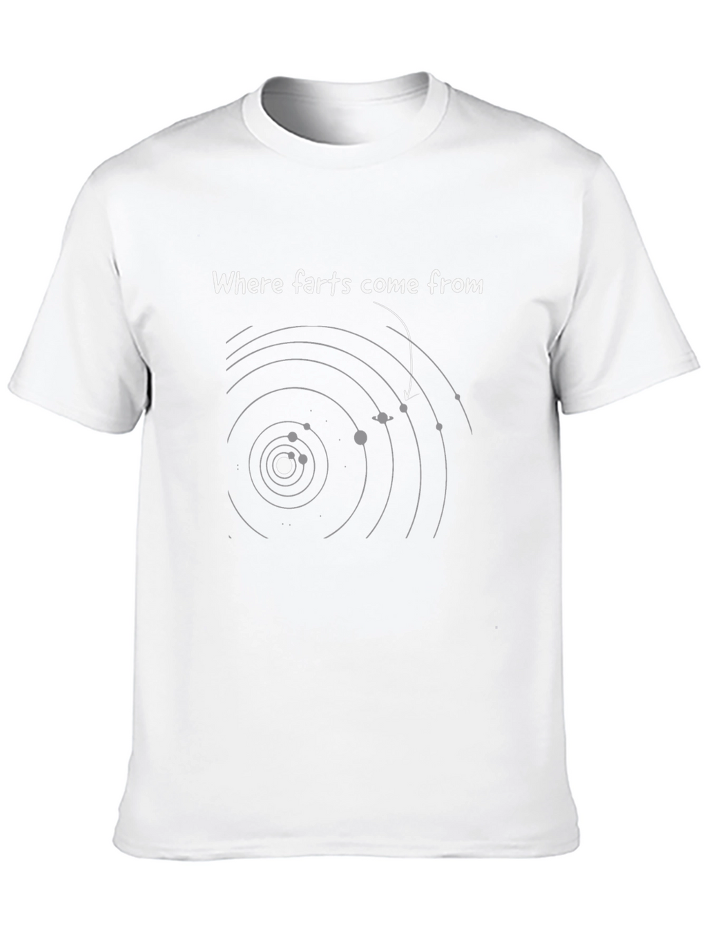 Funny Where Farts Come From Graphic T-Shirt