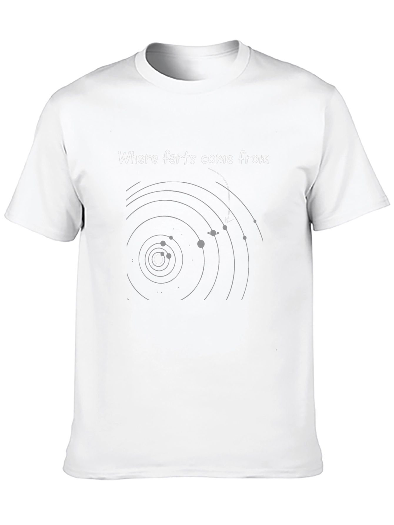 Funny Where Farts Come From Graphic T-Shirt