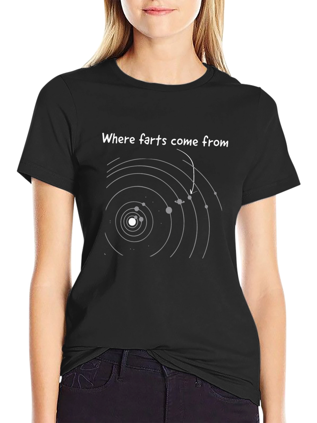 Funny Where Farts Come From Graphic T-Shirt