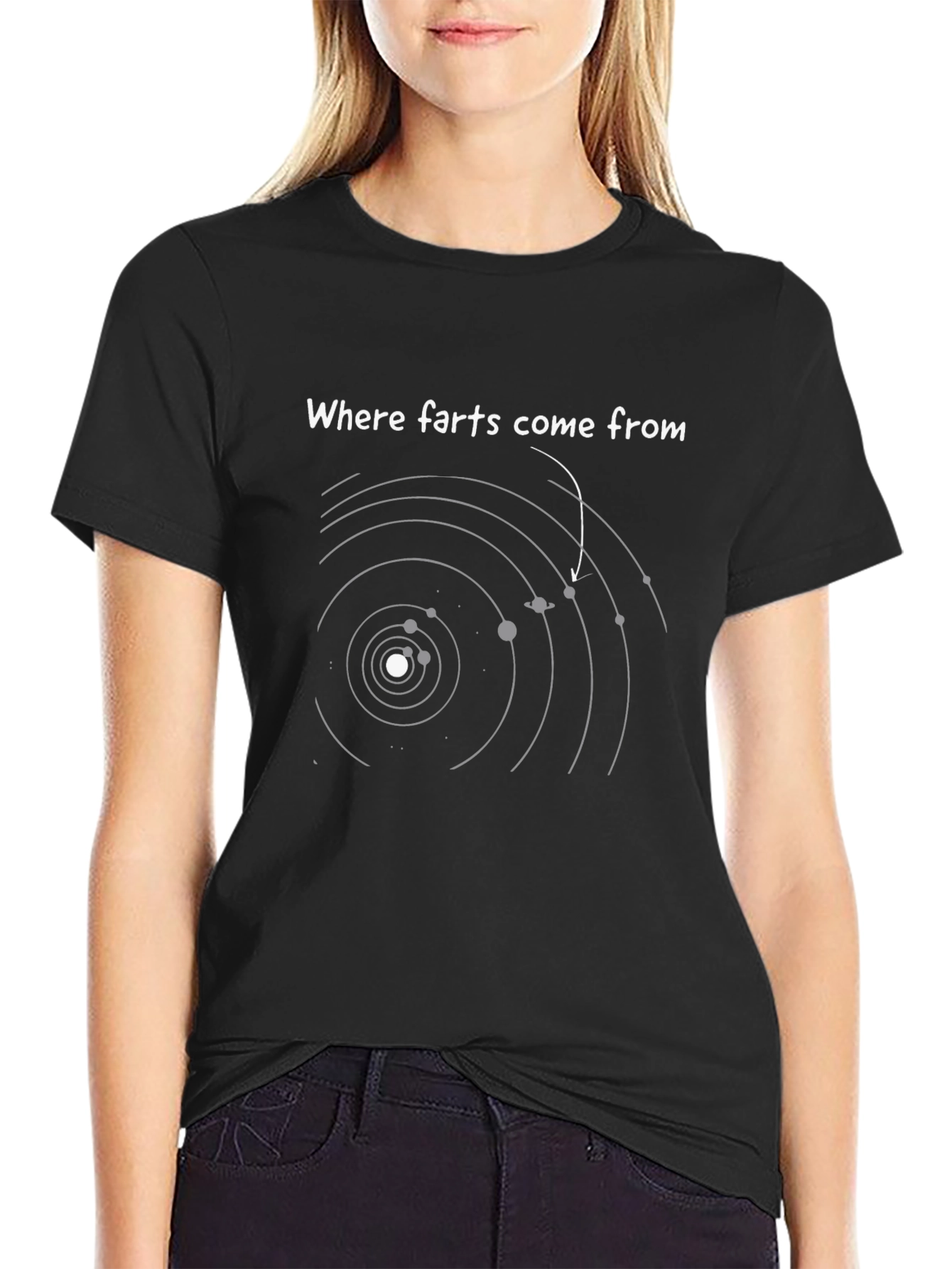 Funny Where Farts Come From Graphic T-Shirt