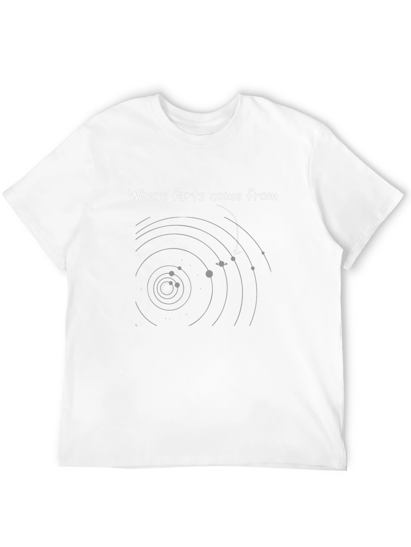 Funny Where Farts Come From Graphic T-Shirt