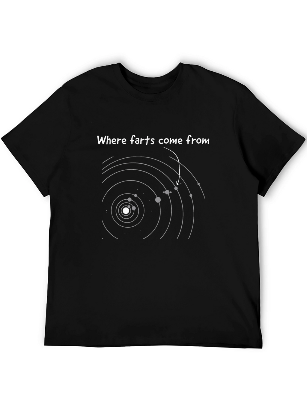 Funny Where Farts Come From Graphic T-Shirt