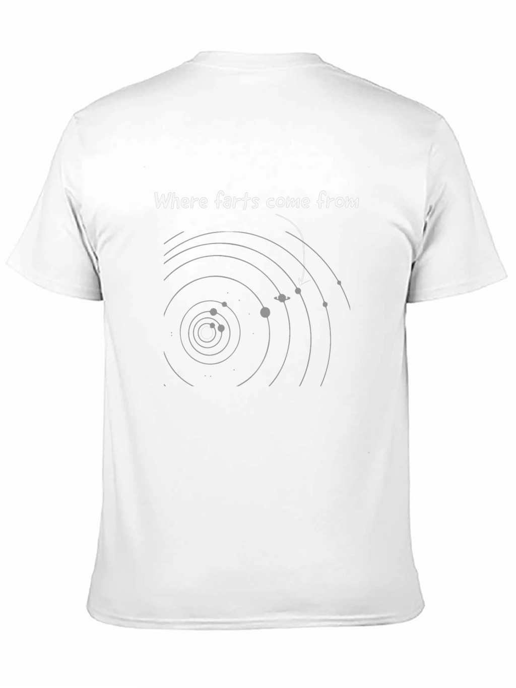 Funny Where Farts Come From Graphic T-Shirt